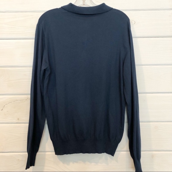 Fiii Long Sleeve Quarter Button Sweater, Men's Small - Picture 2 of 6